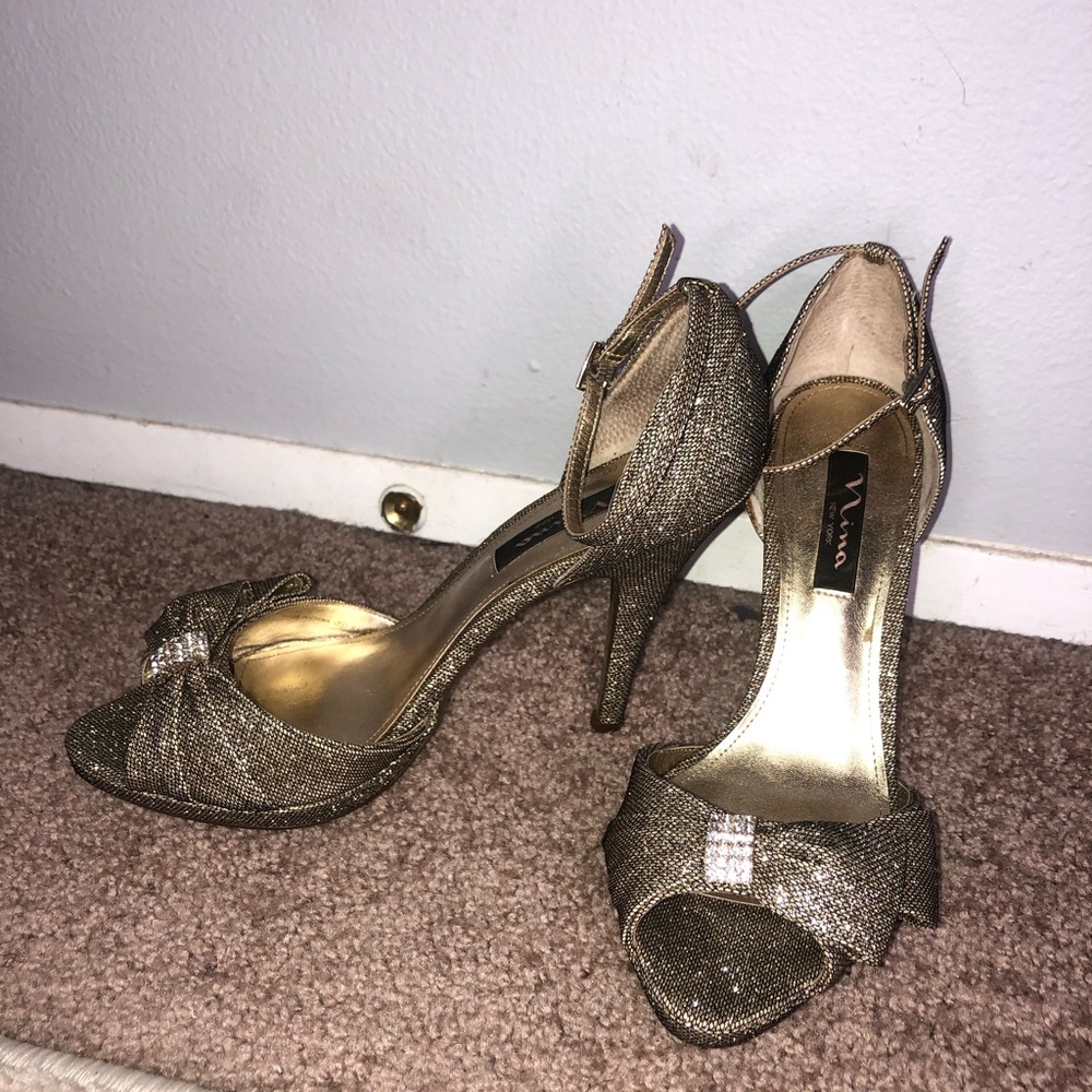Sequins homecoming/ wedding/ prom heels